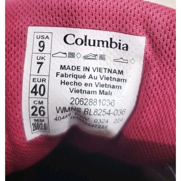 Columbia Women's 9 Novo Trail BL8254-036 Running Hiking Variable Terrain Shoe - Picture 8 of 16